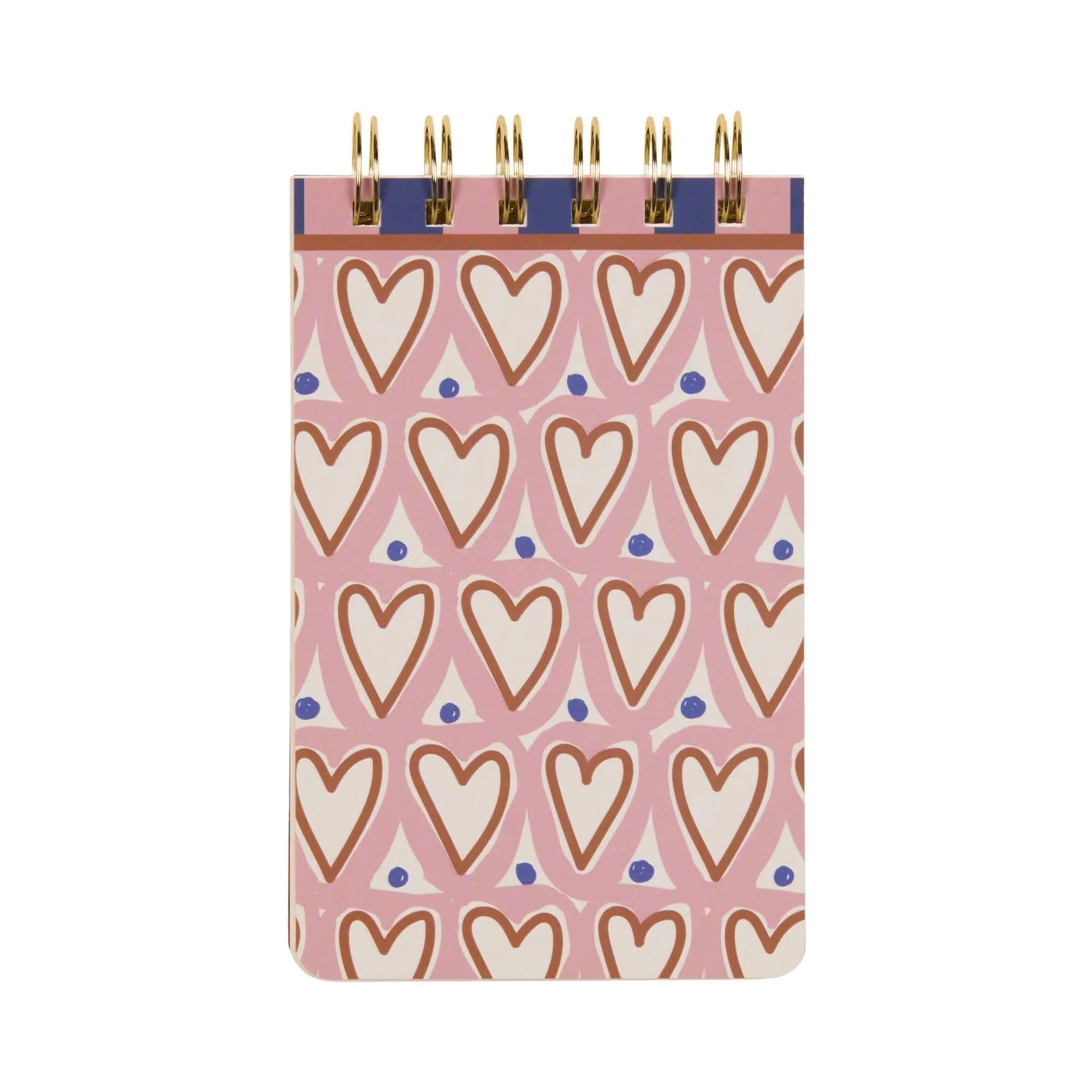 Bloc-notes double fil Adopo Coeurs