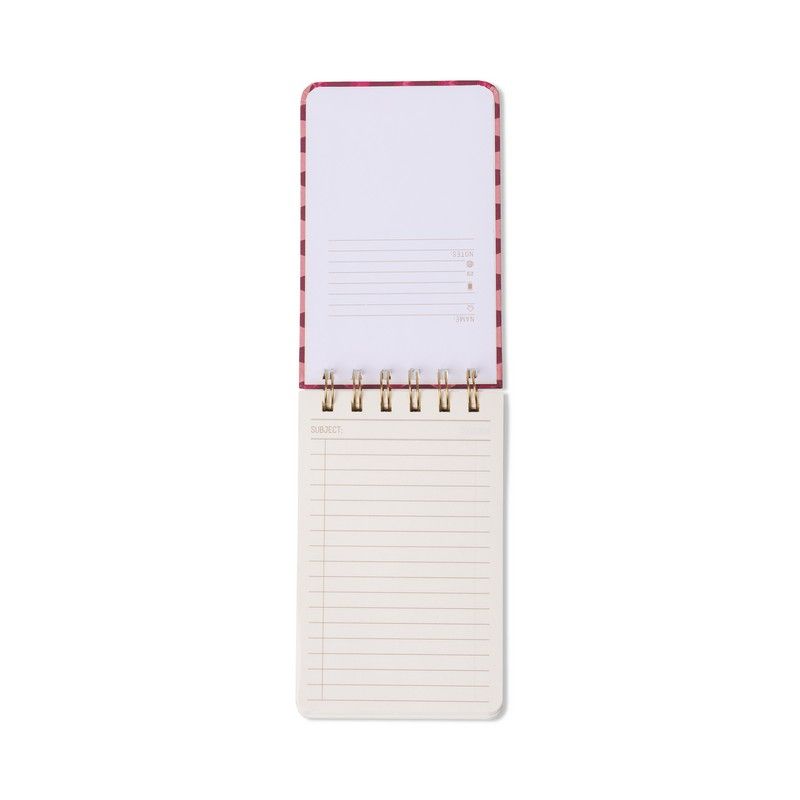 Bloc-notes double fil Tulip Rosace rose