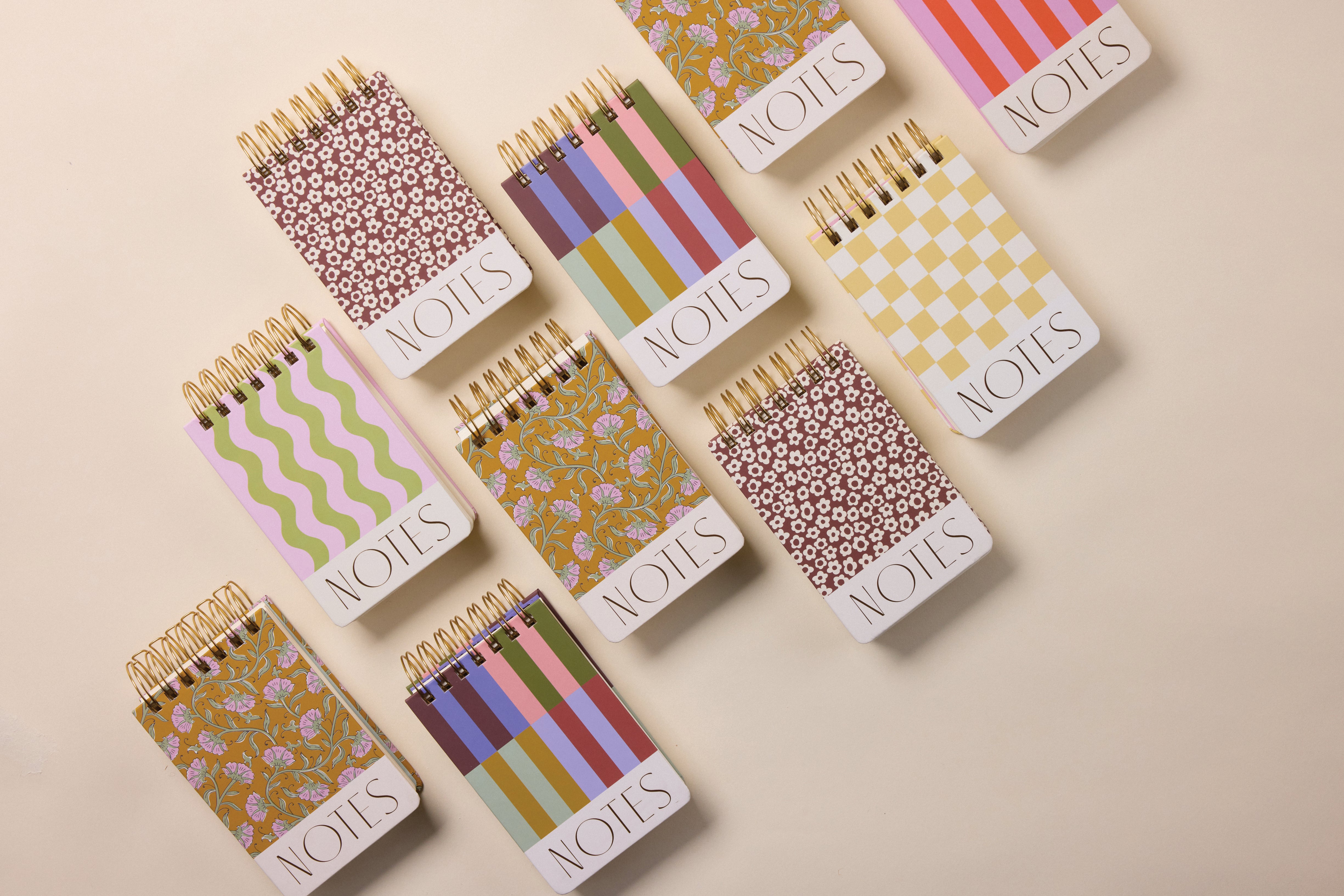 Bloc-notes double fil Stripes