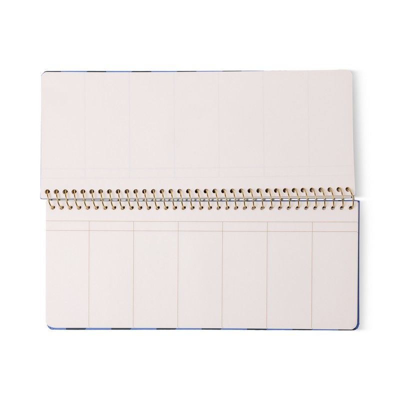 Planner hebdomadaire – Bleu & marine
