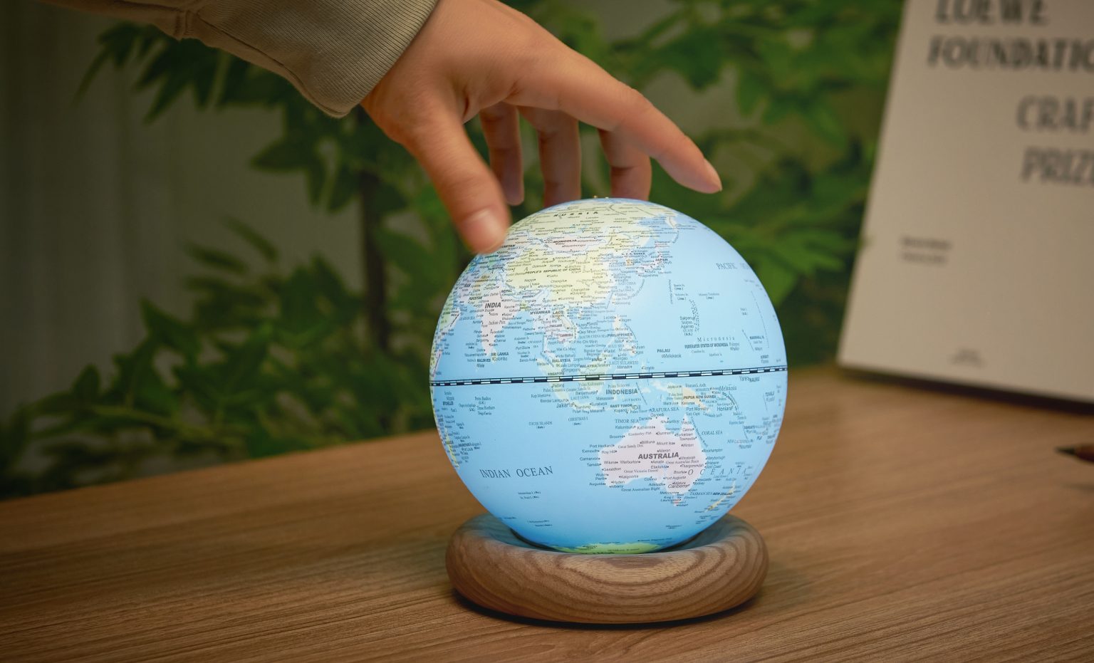 Mini globe Atlas lumineux