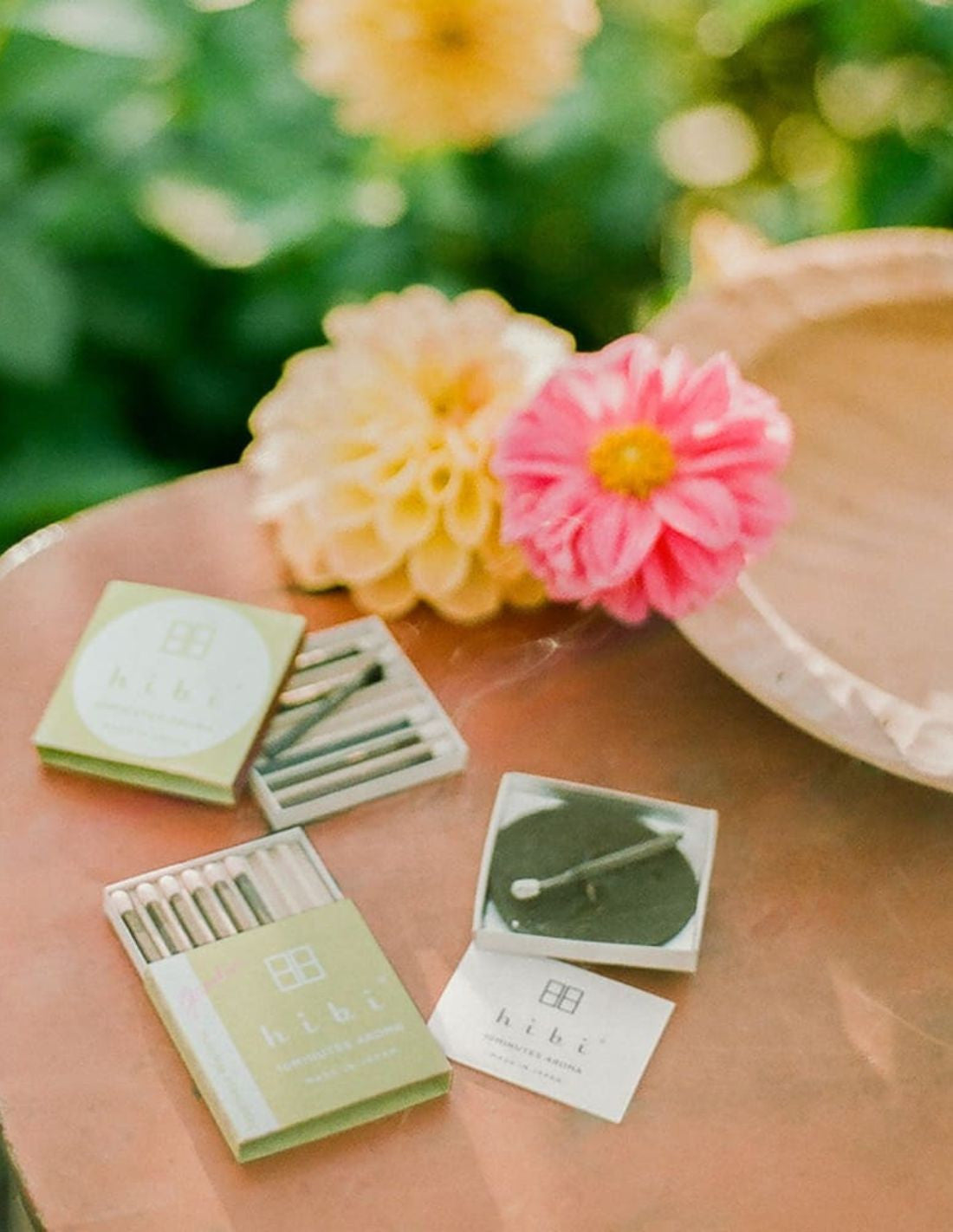 Encens japonais Hibi – Coffret Gift Box Garden, assortiment de 3 fragrances florales