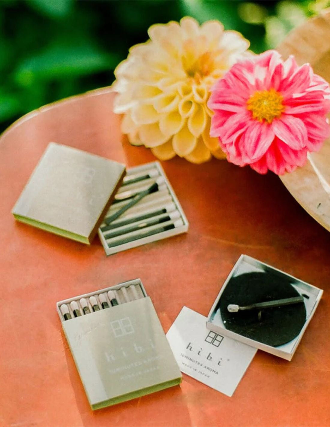Encens japonais Hibi – Coffret Gift Box Garden, assortiment de 3 fragrances florales