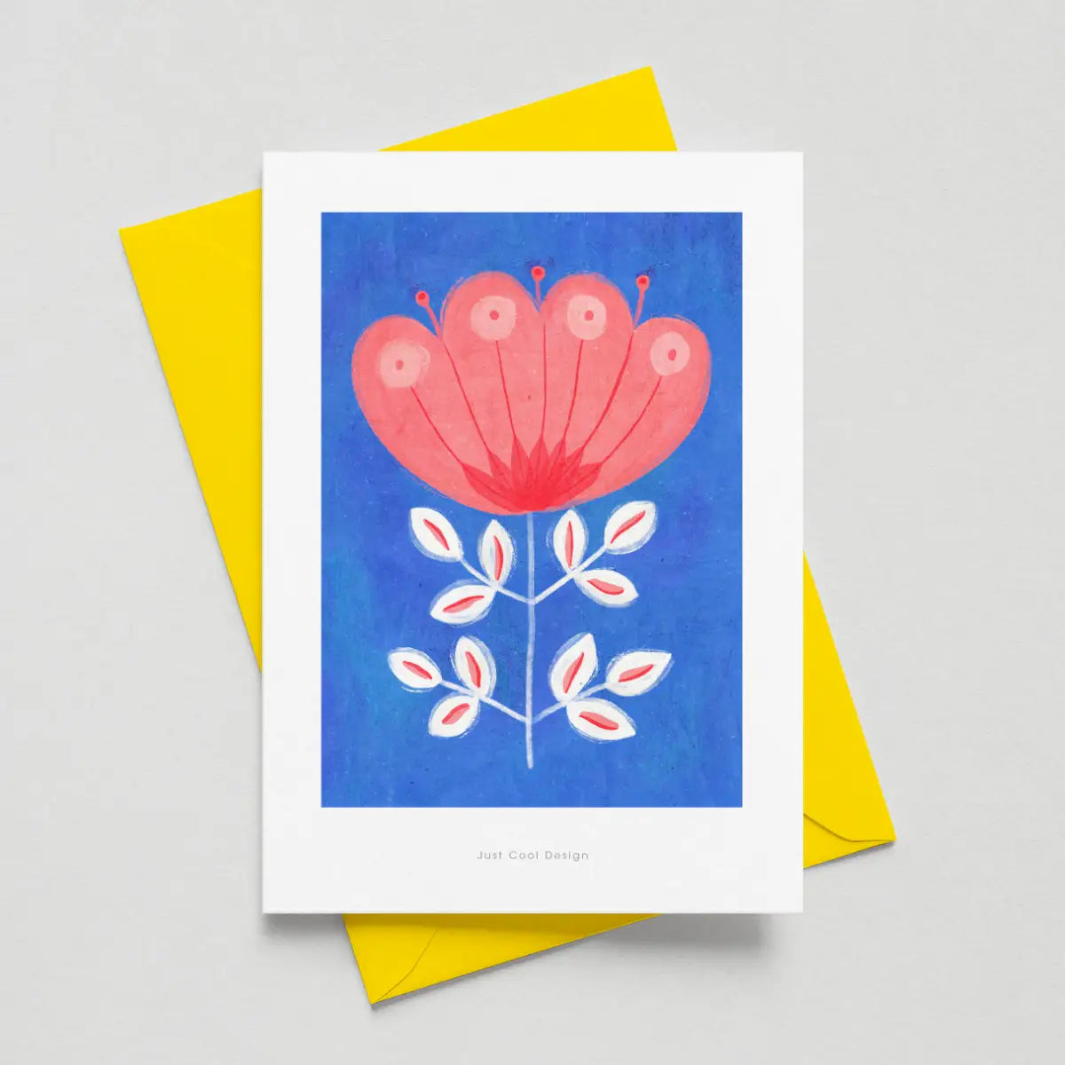 Pink Flower Card