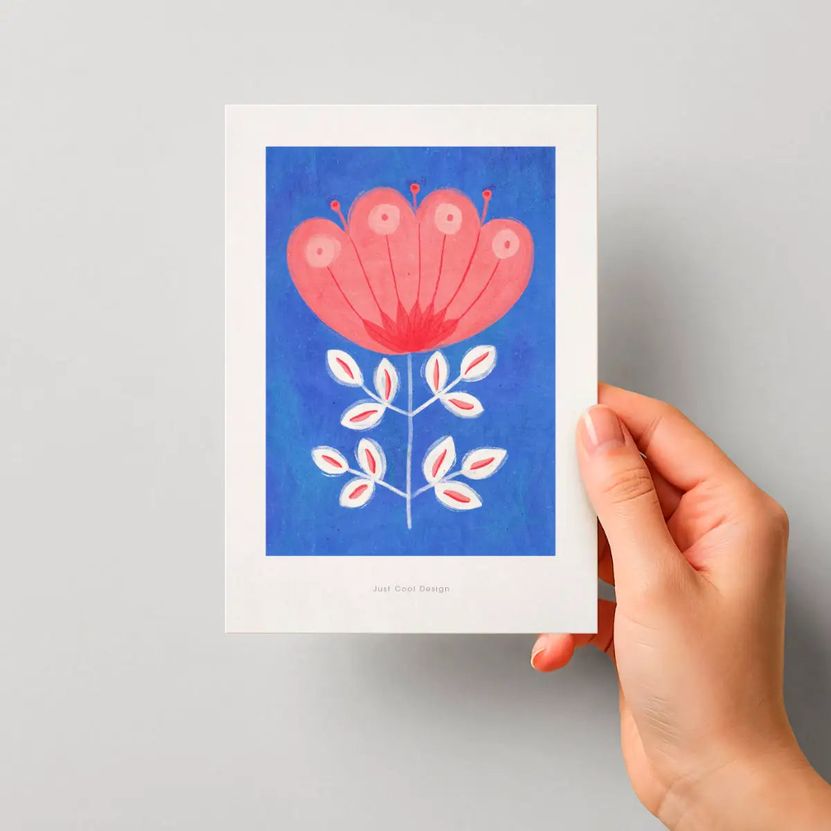 Pink Flower Card