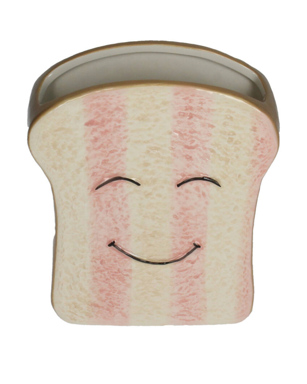 Vase Pain en grès multicolore
