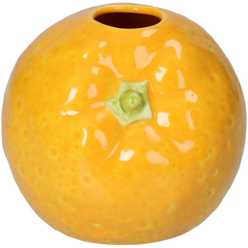 Vase fruit en forme d'Orange en faïence