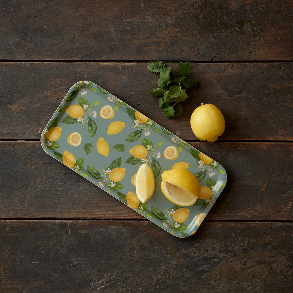 Plateau de service aux citrons