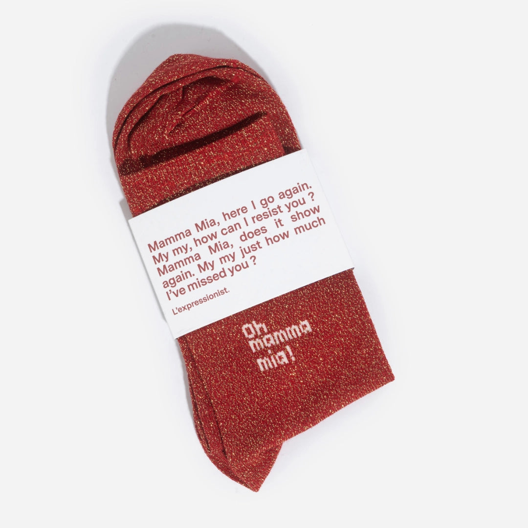 Chaussettes Mamma mia — vue 3 — L'expressionist