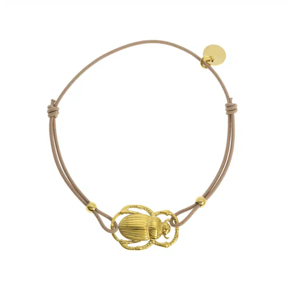 Bracelet élastique Scarabée en acier