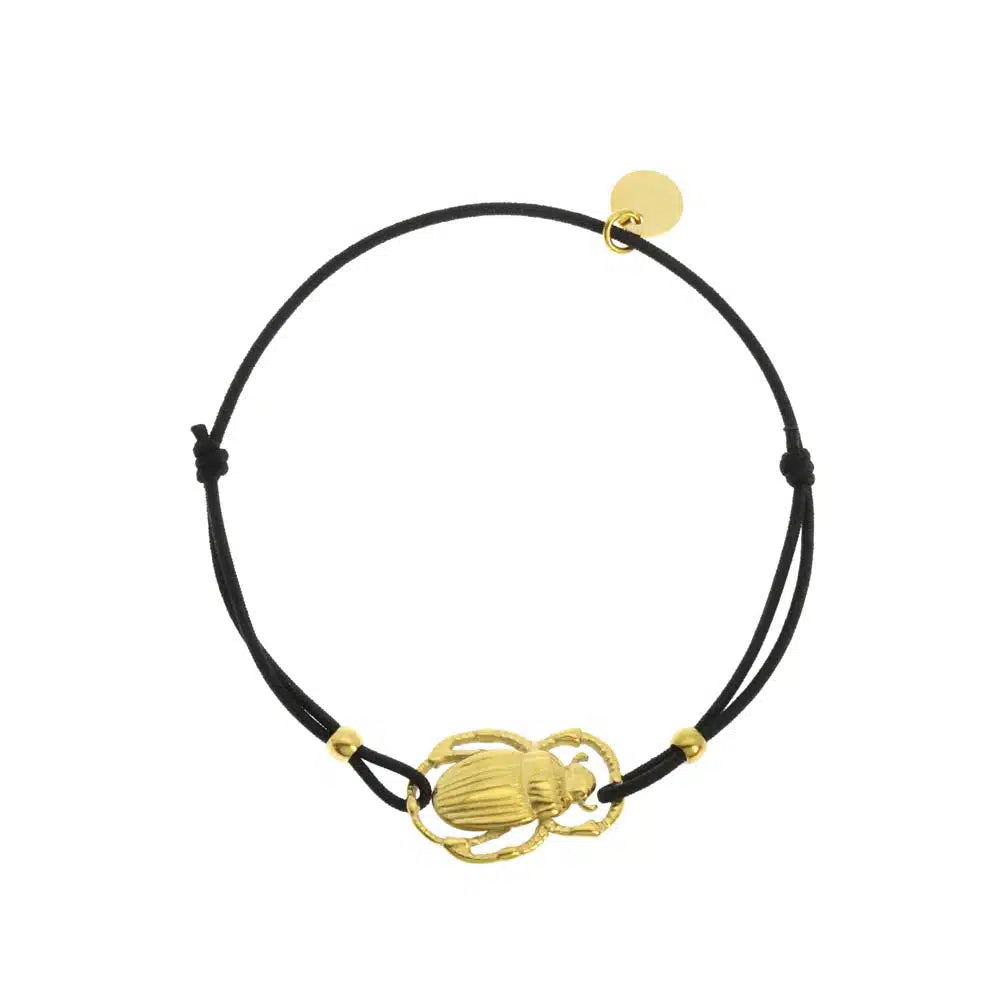 Bracelet élastique Scarabée en acier