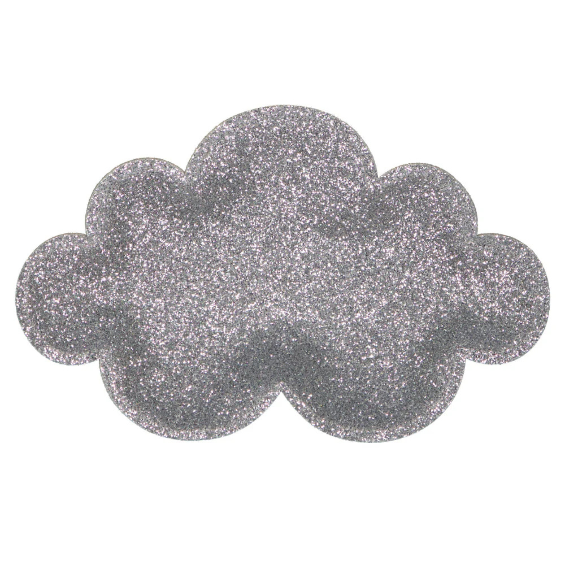 Suspension murale - Nuage argent