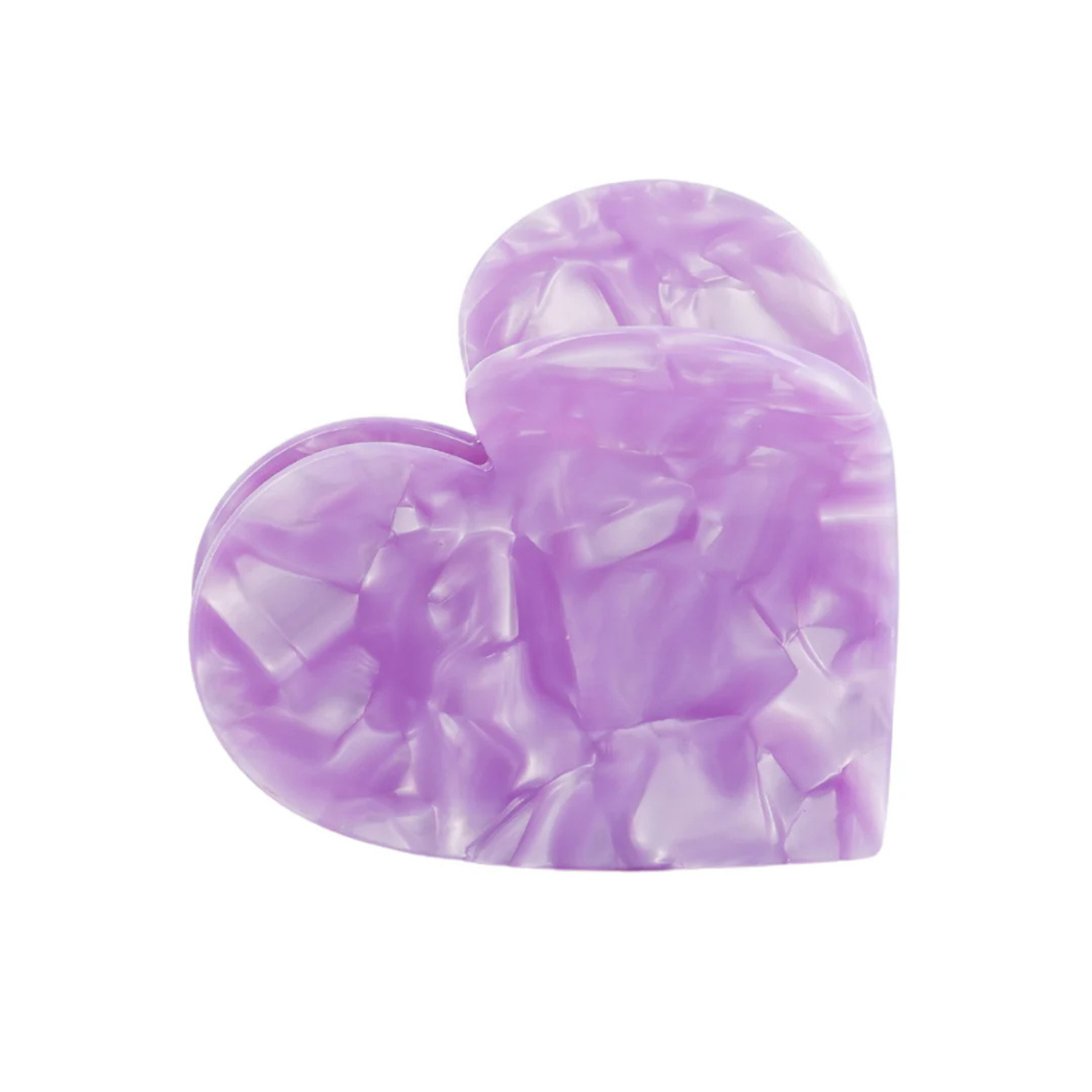 Pince Coeur violet