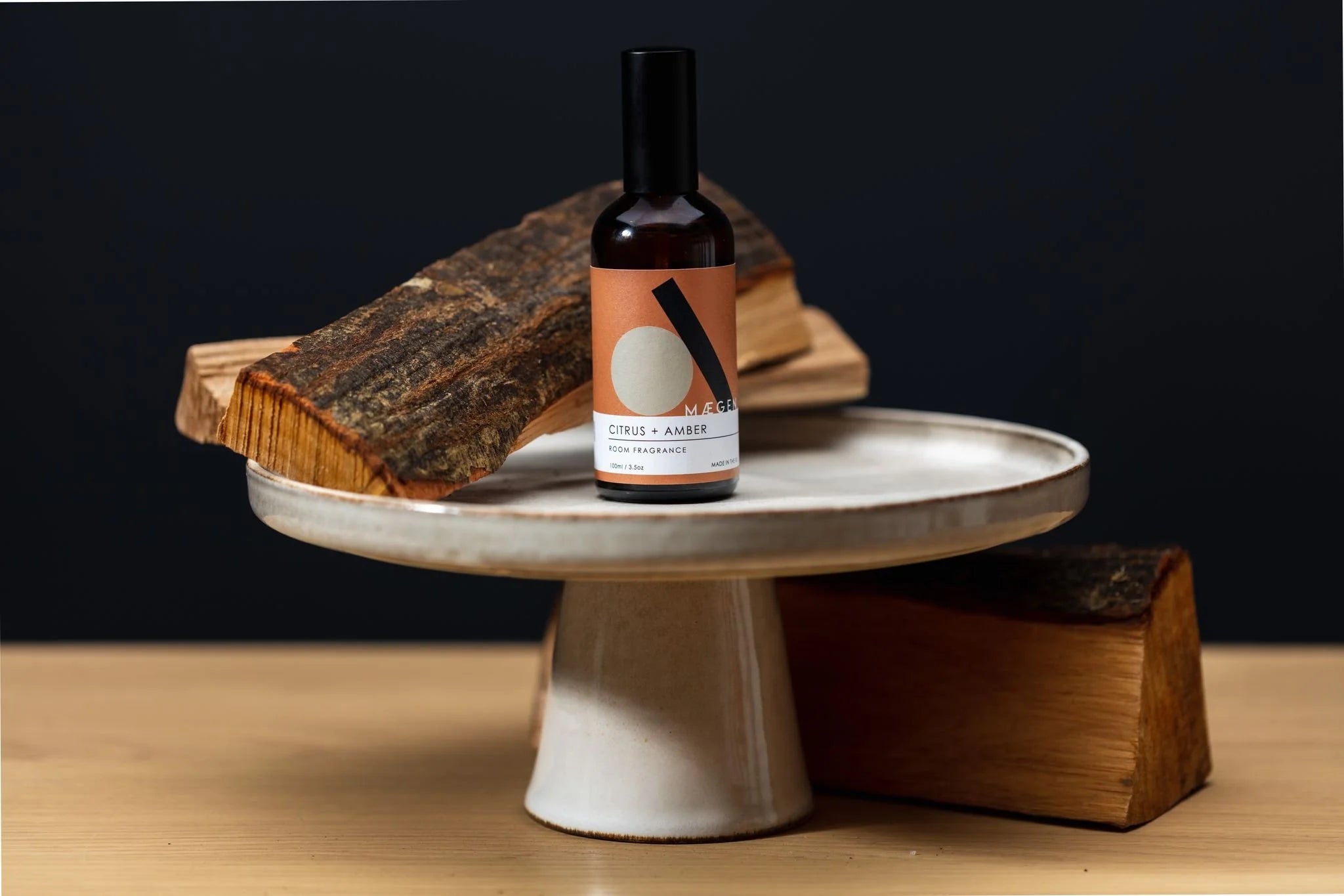 Spray parfumé Agrumes & Ambre en verre 100 ml