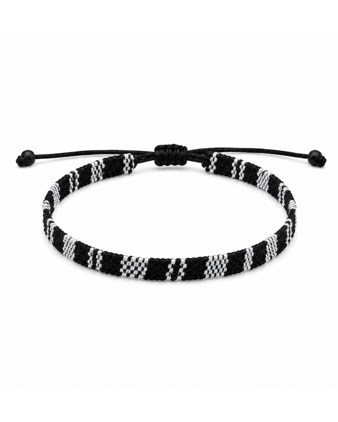 Black and White Surfer Bracelet