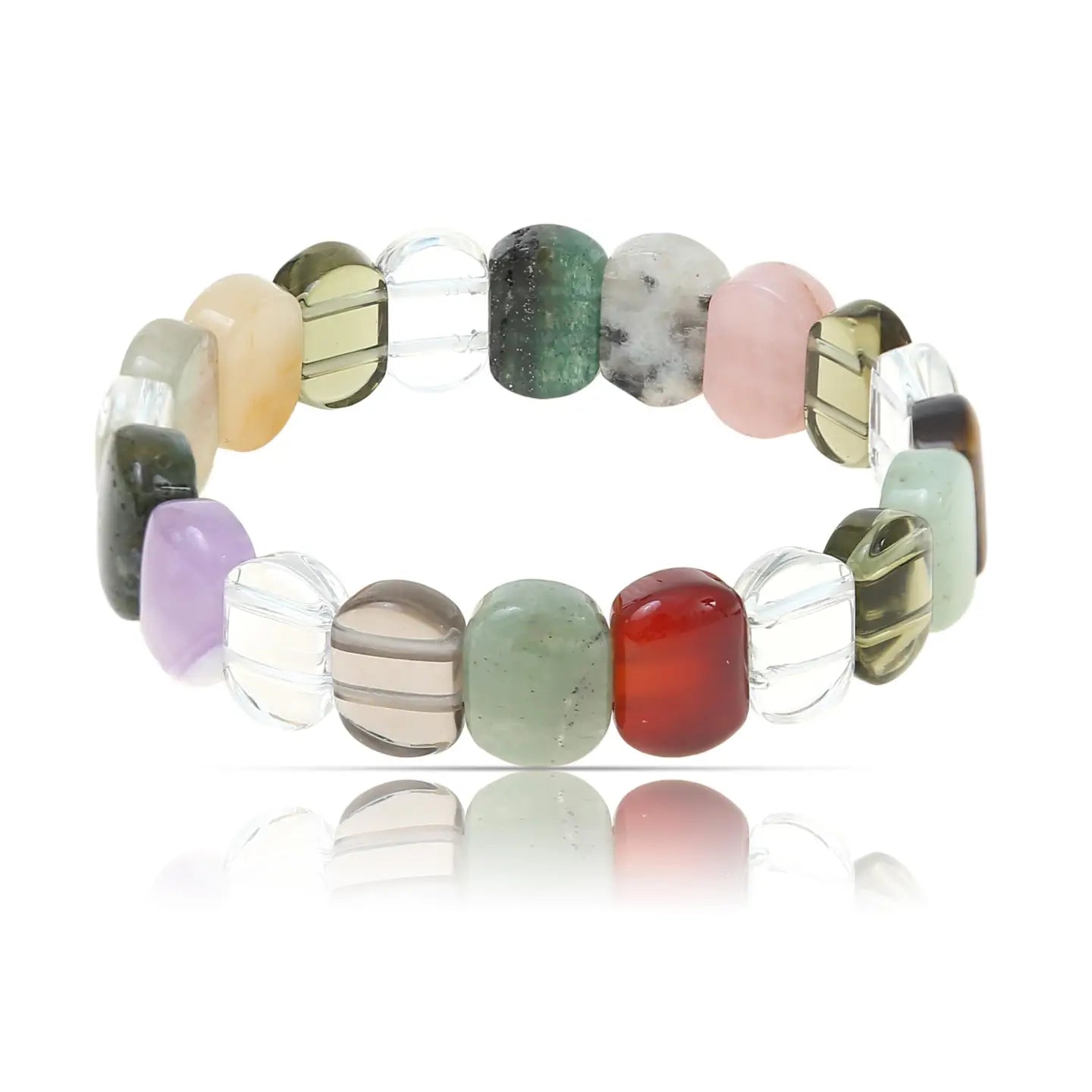 Colorful Semi Precious Chakra Bracelet