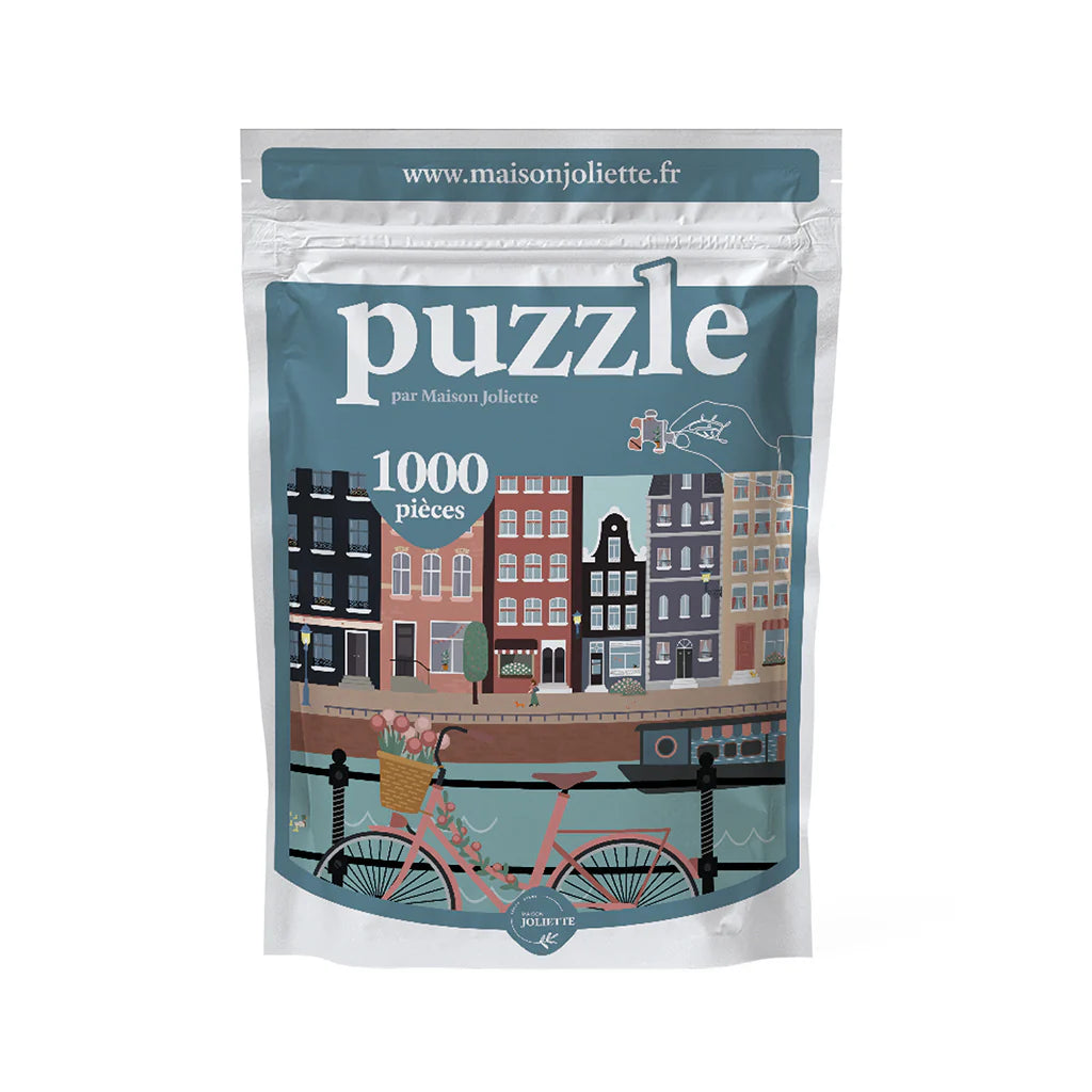 Puzzle 1000 pcs Pédalons au fil de l'eau