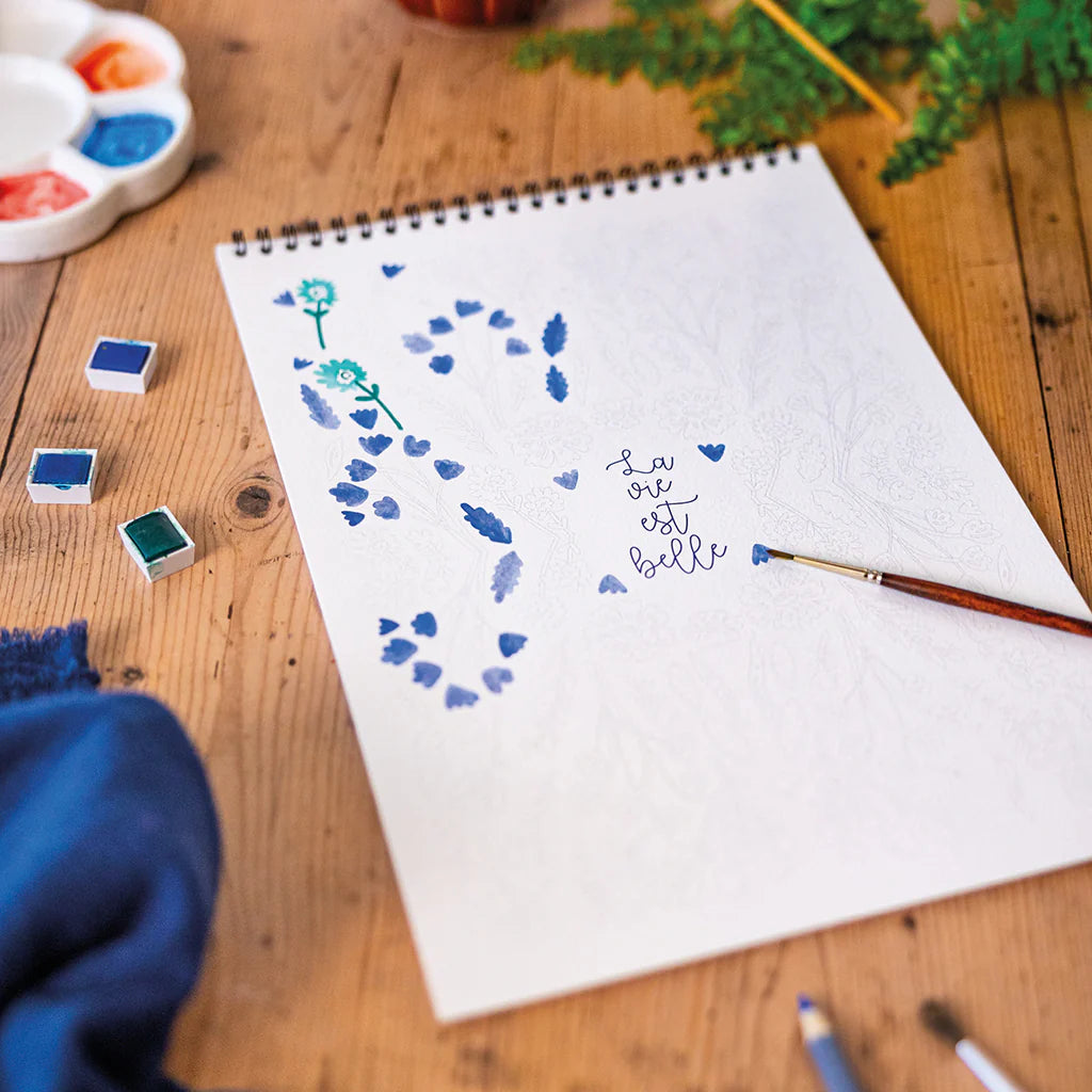Carnet de coloriage A4 Petits bonheurs