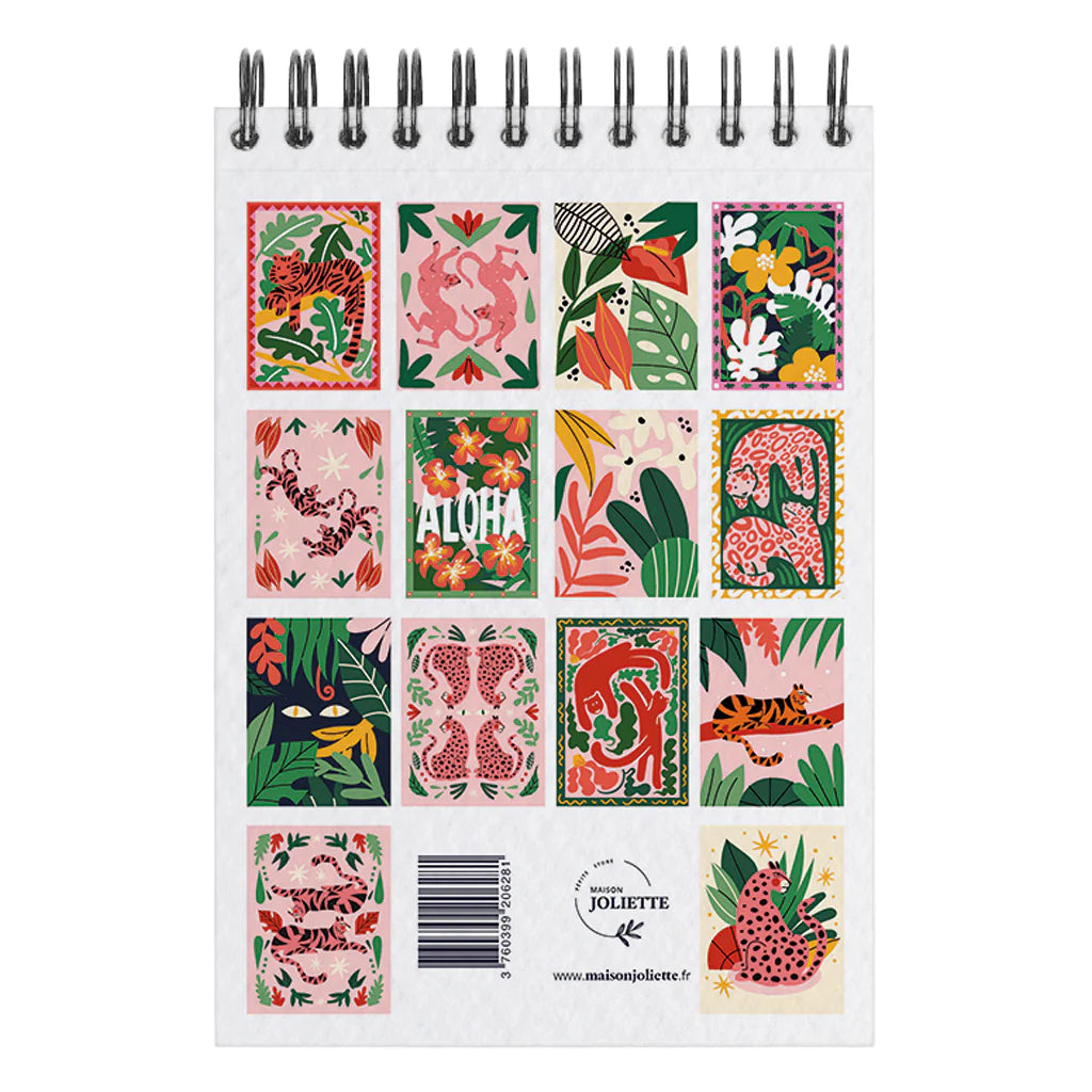 Carnet de coloriage A6 Wild