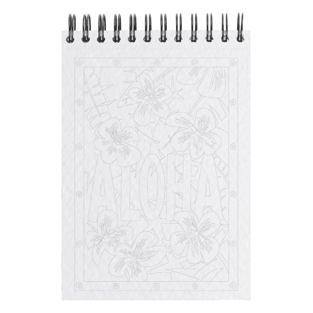 Carnet de coloriage A6 Wild