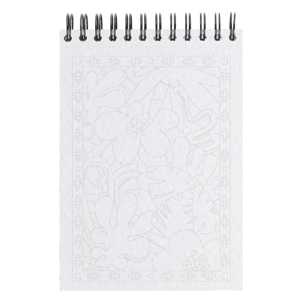 Carnet de coloriage A6 Wild