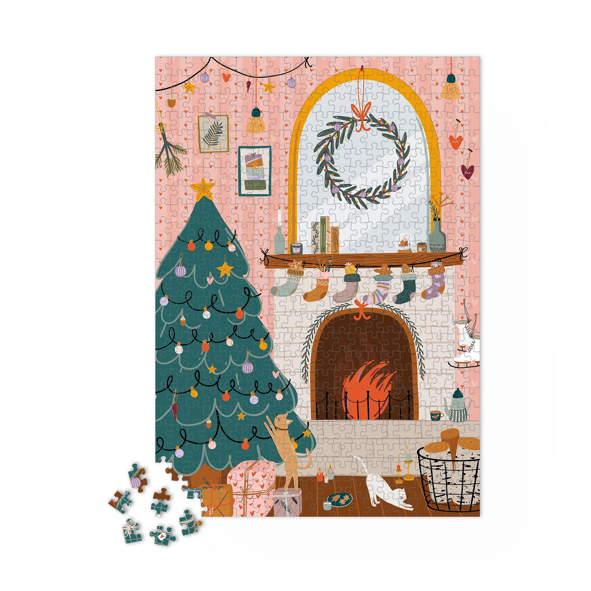 Puzzle 1000 pcs Au coin du feu