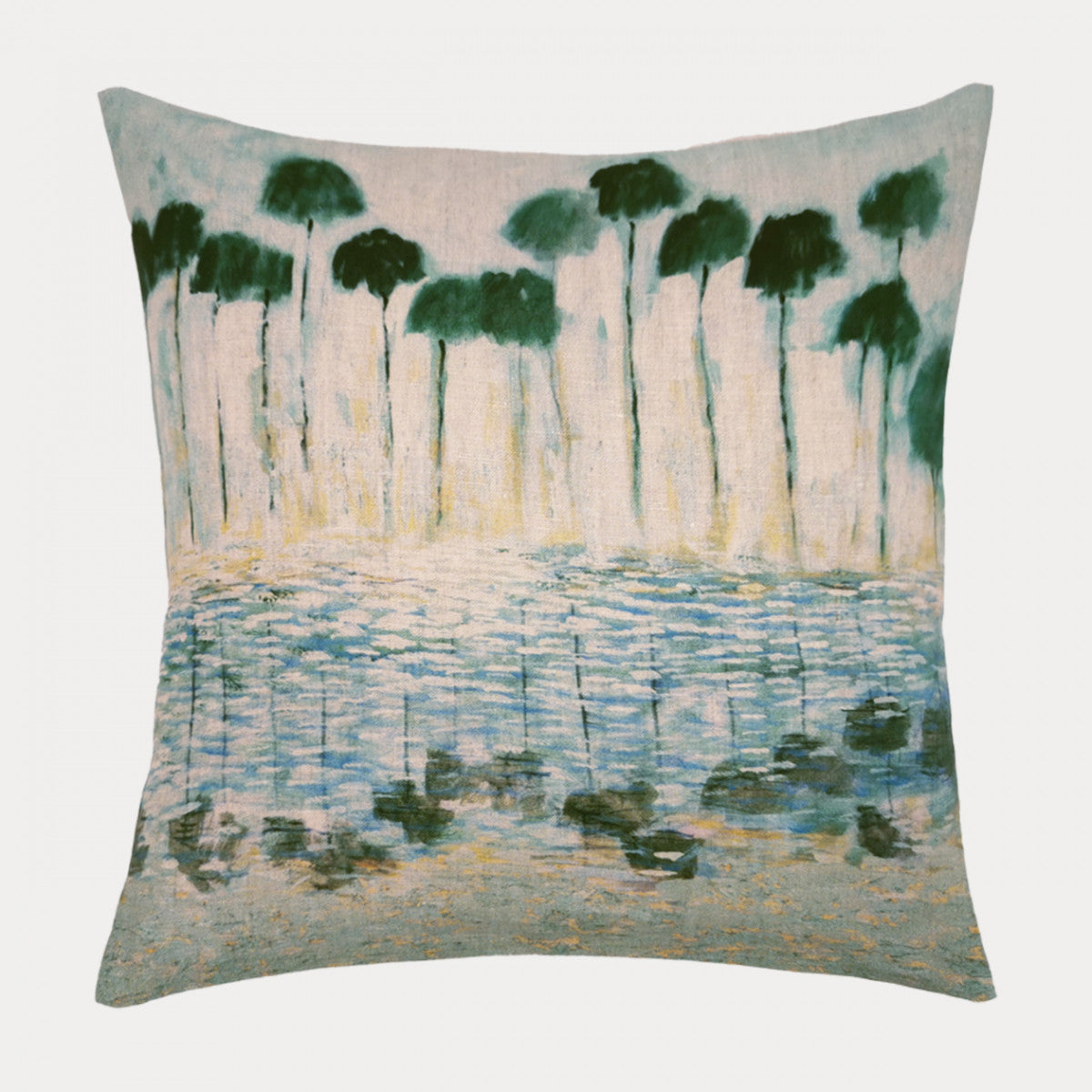 Coussin Maison Levy Reflejos Agua 34 x 34 cm