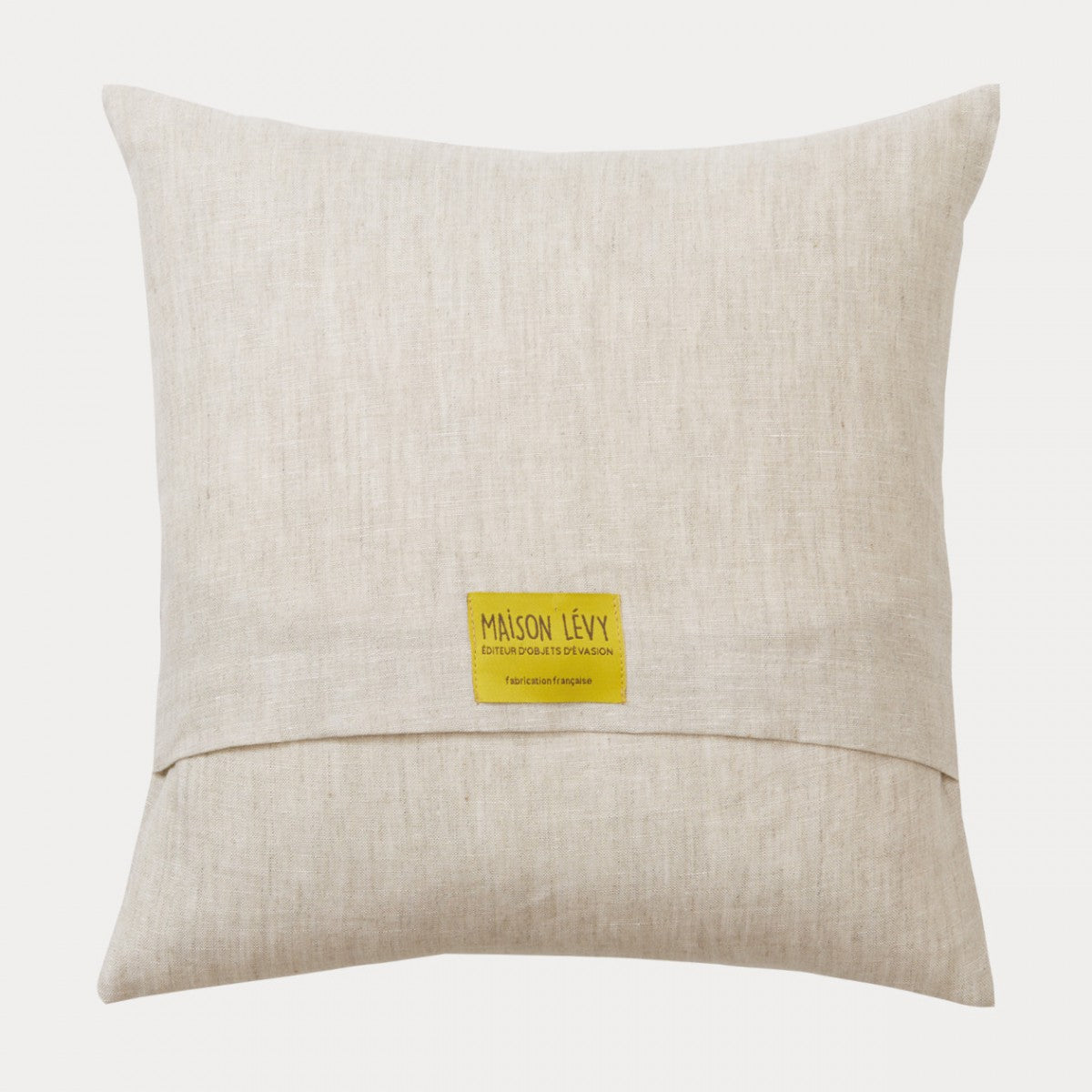 Coussin Maison Levy Bateau Blanc 34 x 34 cm