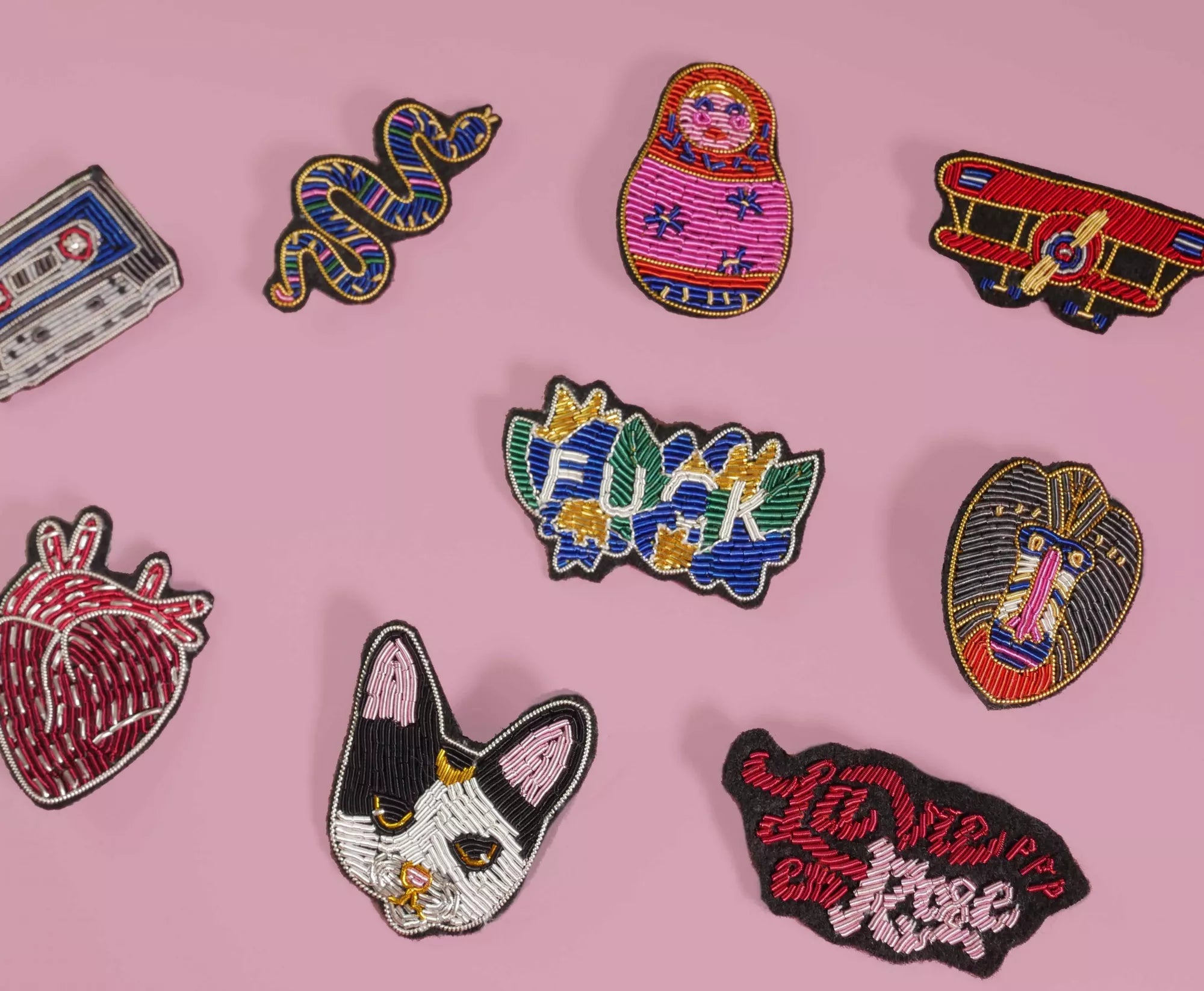 Broche Cassette retro vintage