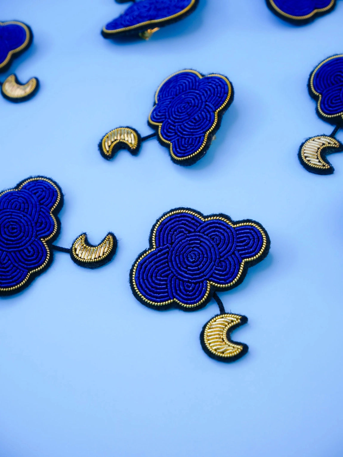 Broche Nuage & Lune