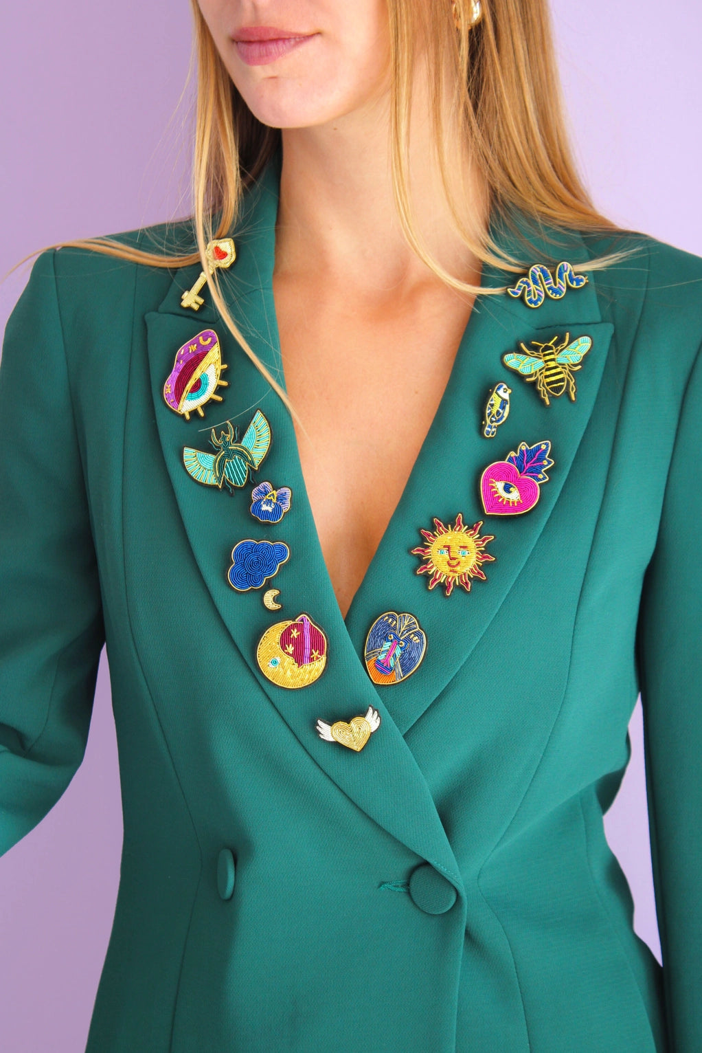 Broche Nuage & Lune