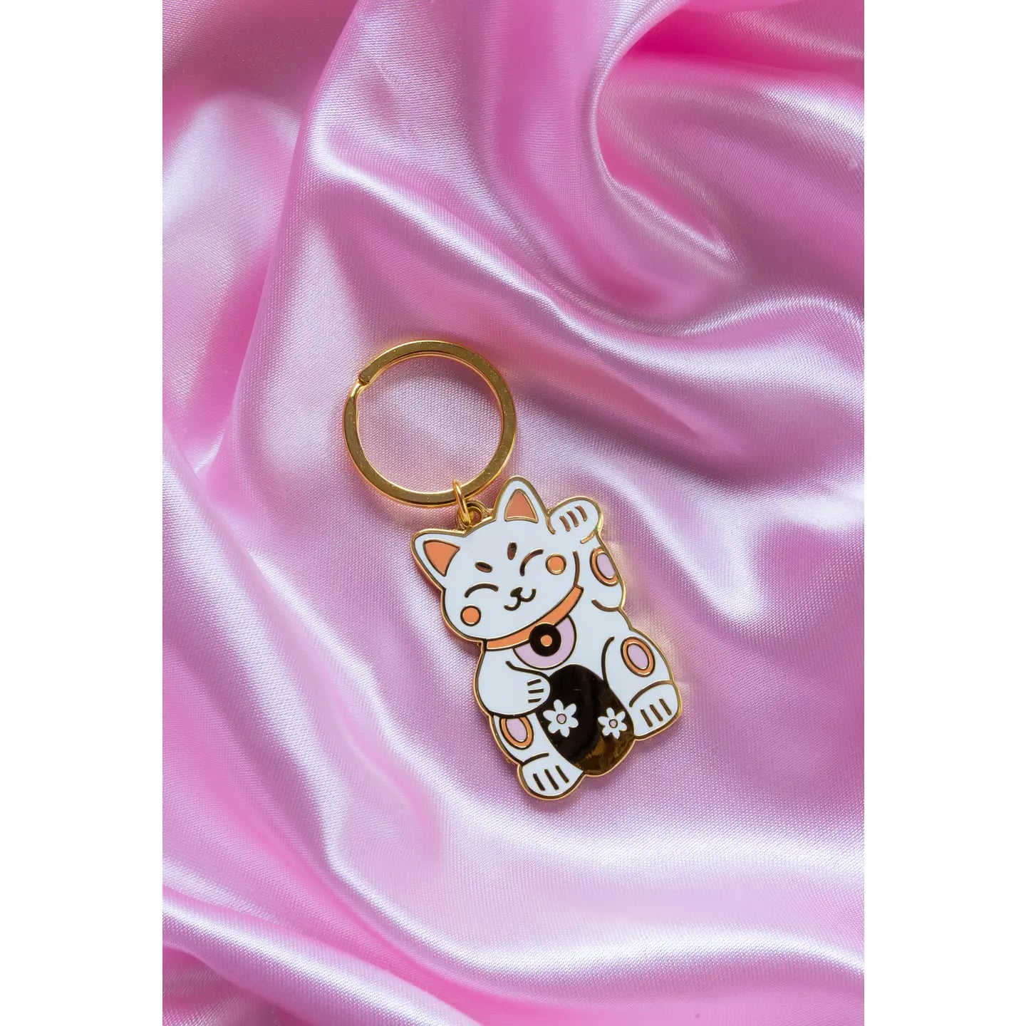 Keychain — Malicieuse Lucky Cat Keychain — view 3 — Malicieuse