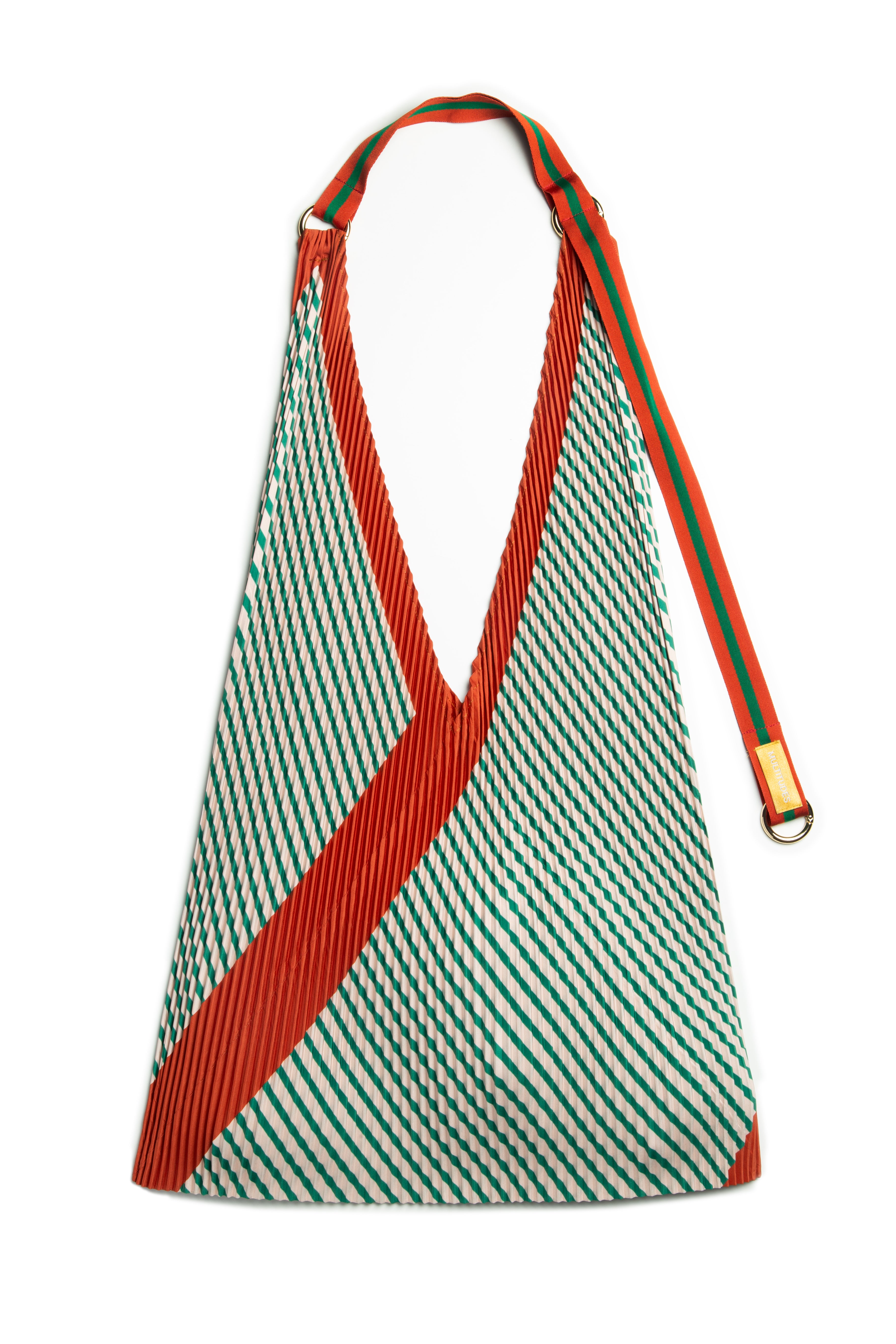 Sac à main plissé Y Bag Francesca vert