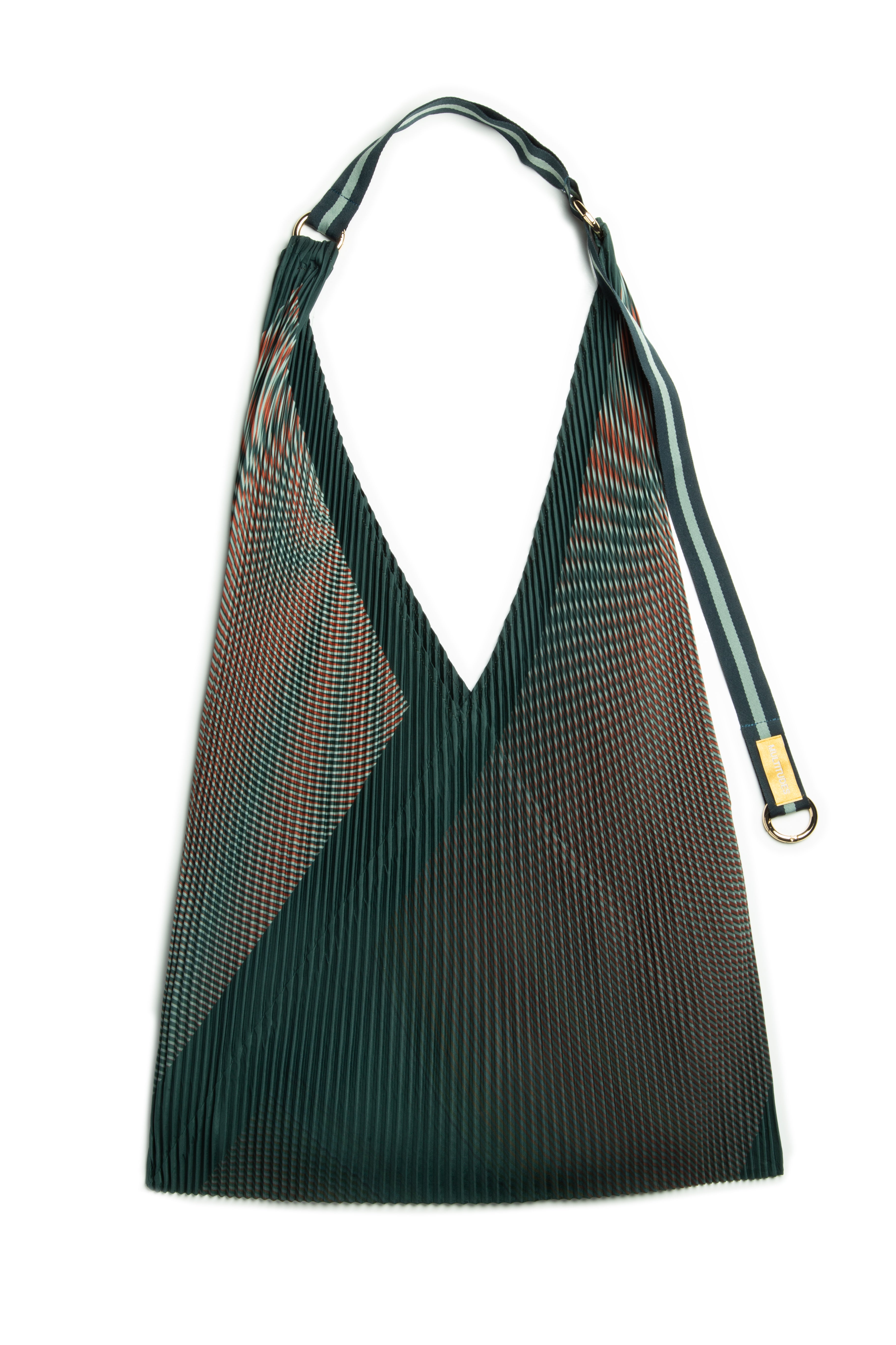 Sac à main plissé Y Bag Isabella vert