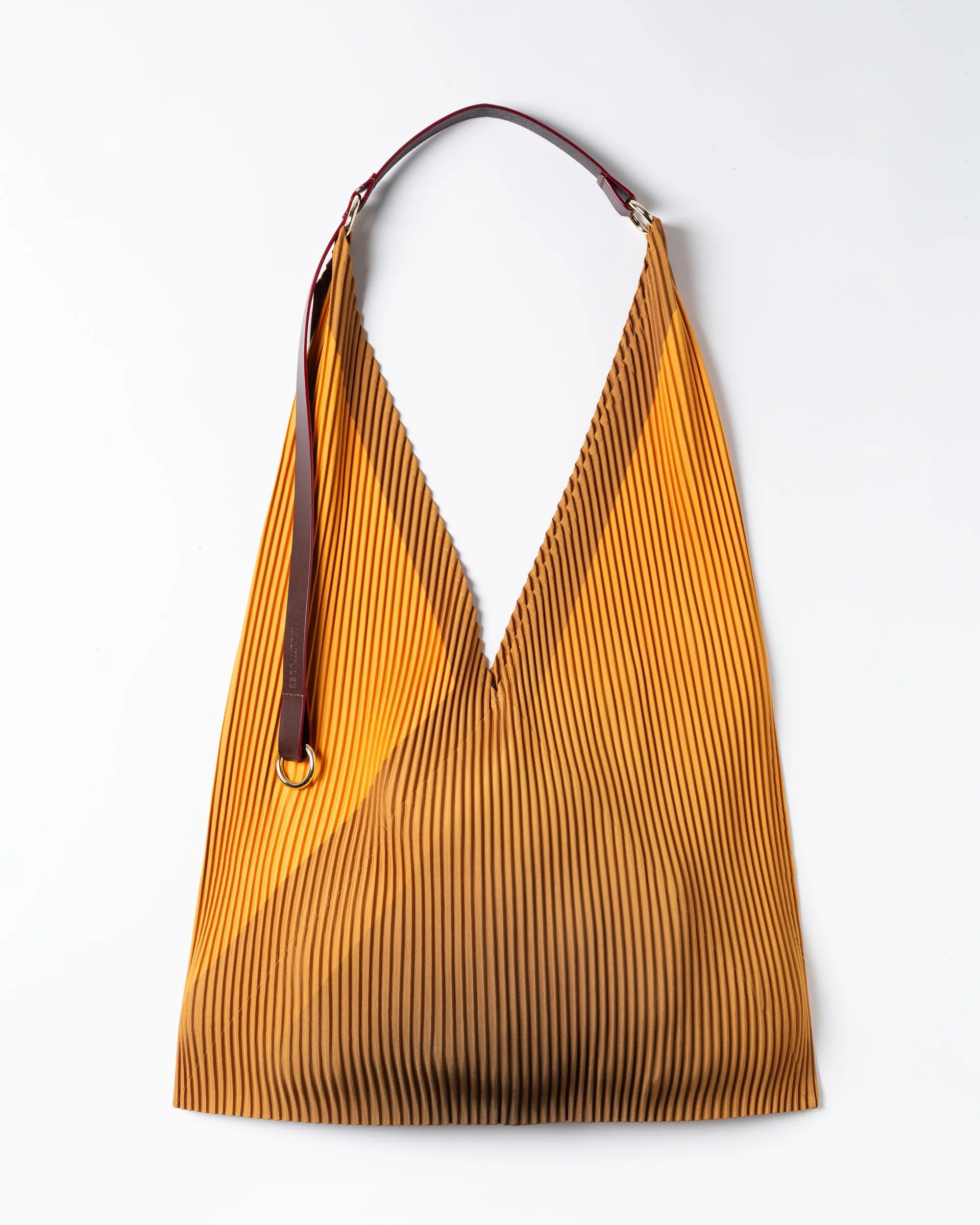 Sac à main plissé Y Bag avec anse en cuire Cameron