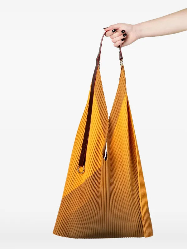 Sac à main plissé Y Bag avec anse en cuire Cameron