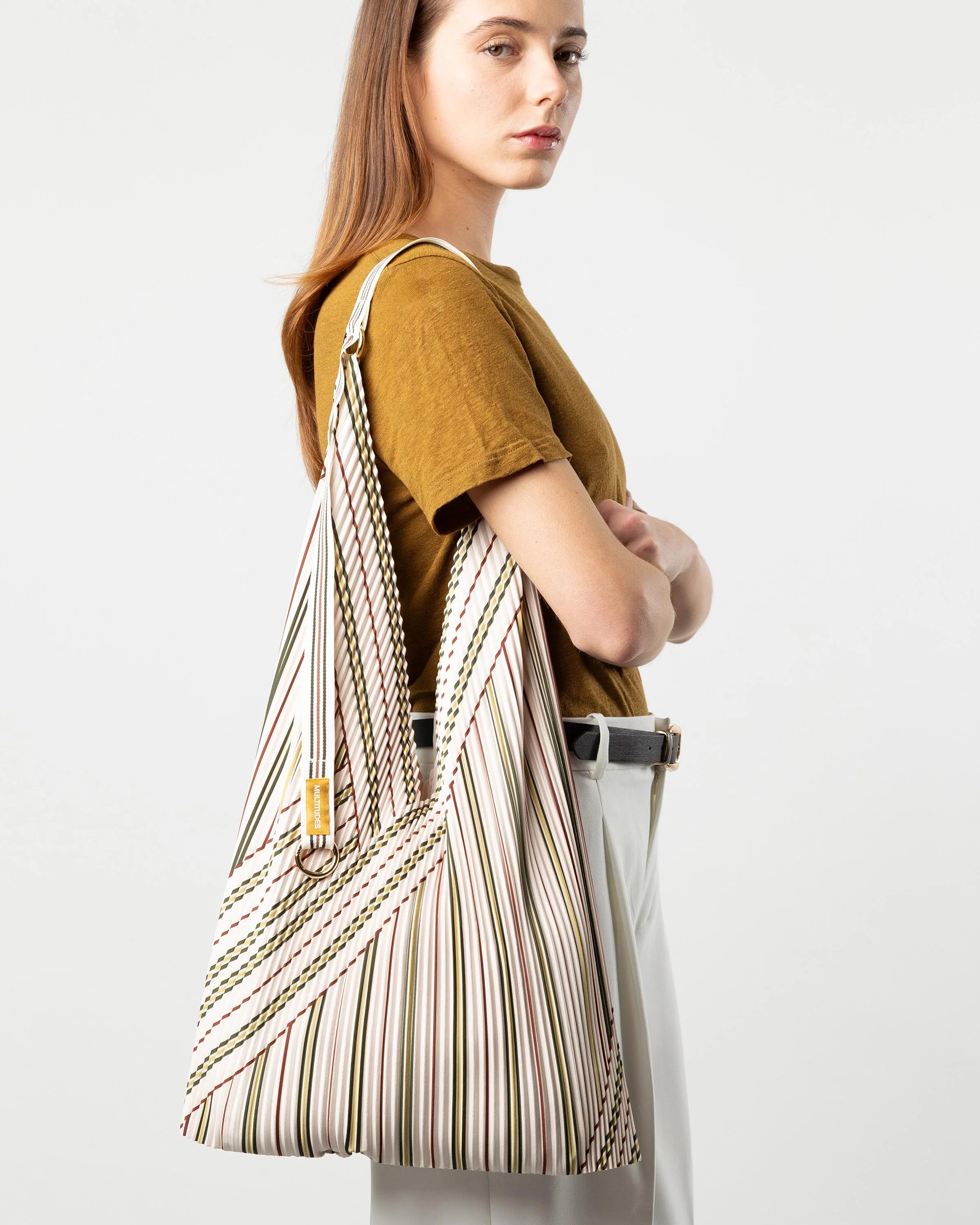 Sac à main plissé Y Bag Zoe vert