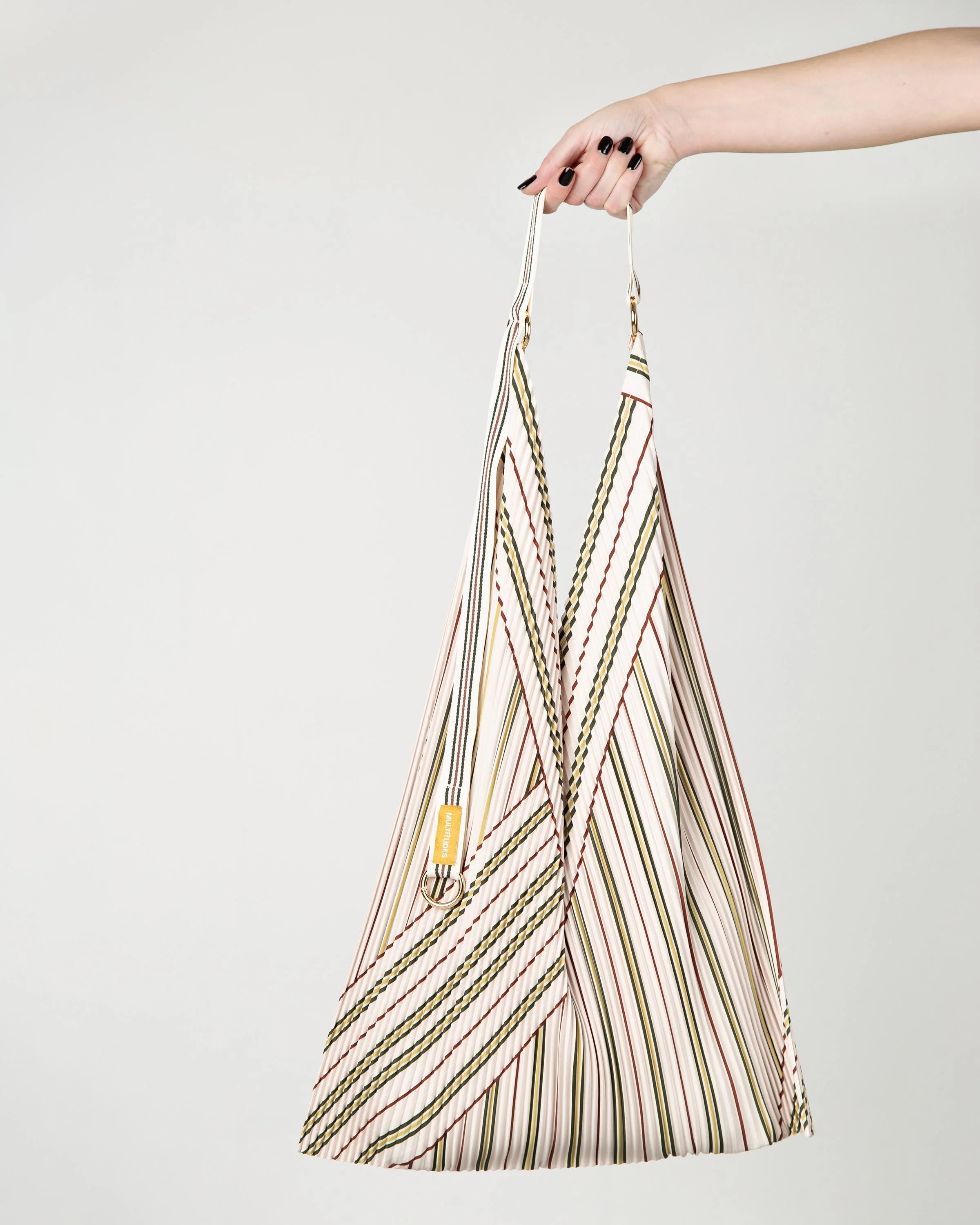 Sac à main plissé Y Bag Zoe vert