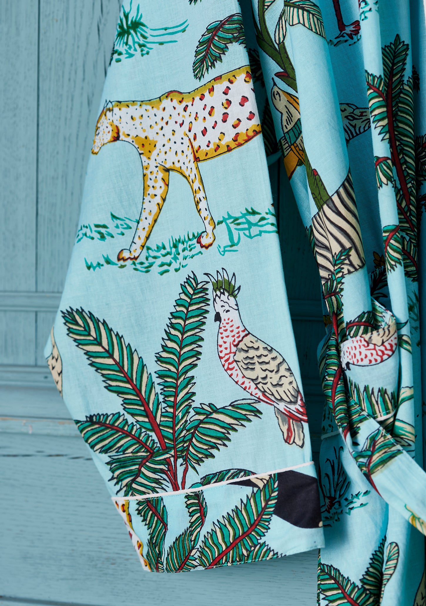 Kimono Jungle, bleu
