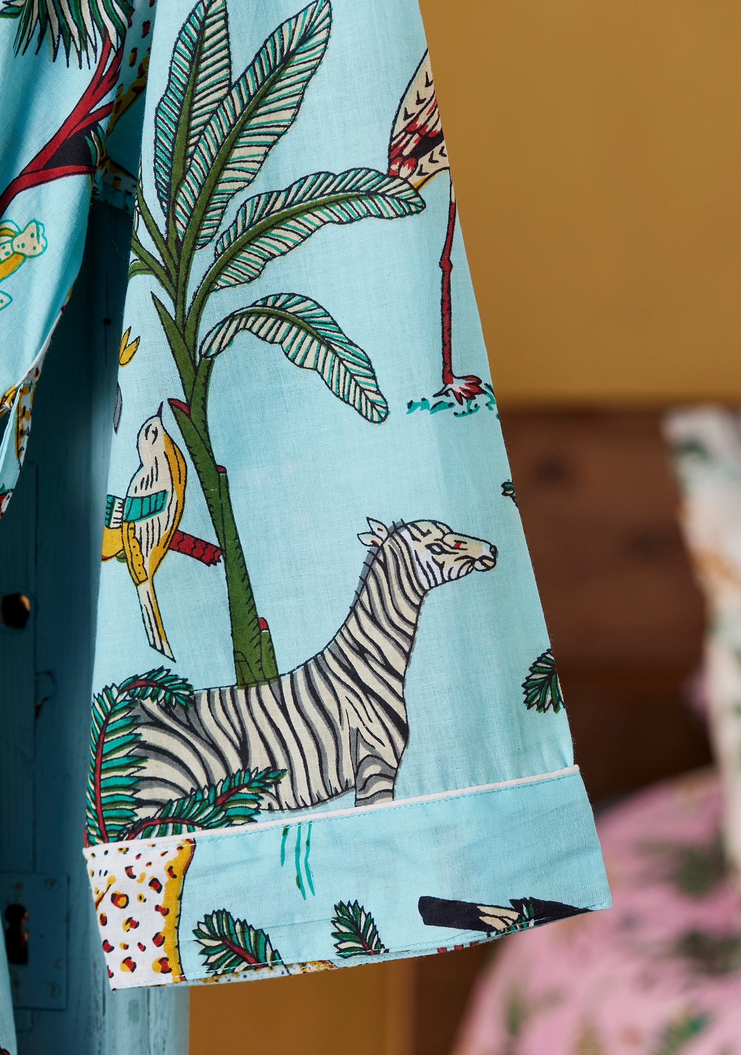 Kimono Jungle, bleu