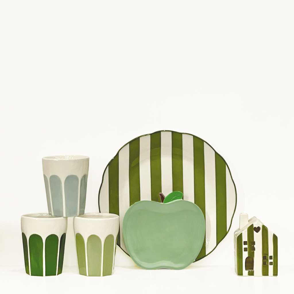 Assiette pomme matcha 15,7 cm — vue 2