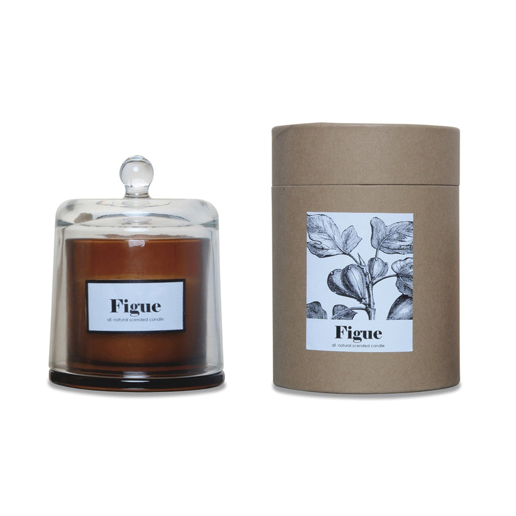 Bougie cloche figue, grand modèle
