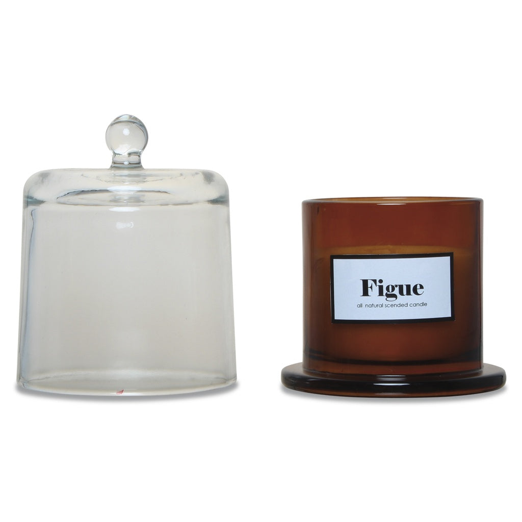 Bougie cloche figue, grand modèle
