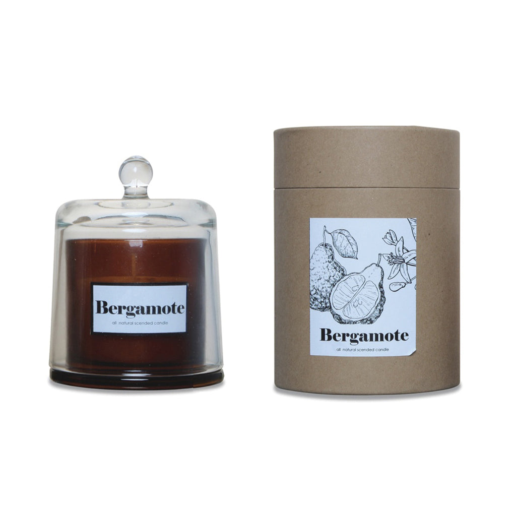 Bougie cloche bergamote, grand modèle