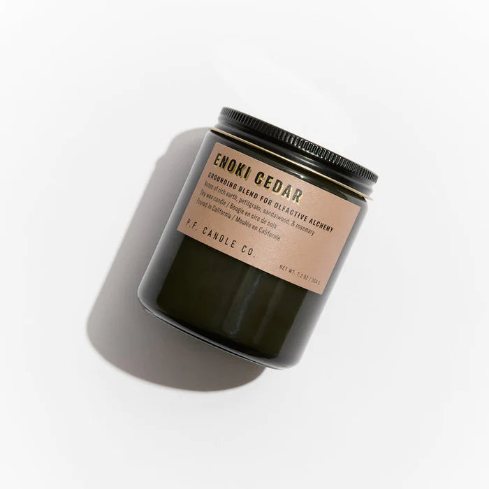 Bougie de soja Cèdre d'Enoki, 200g