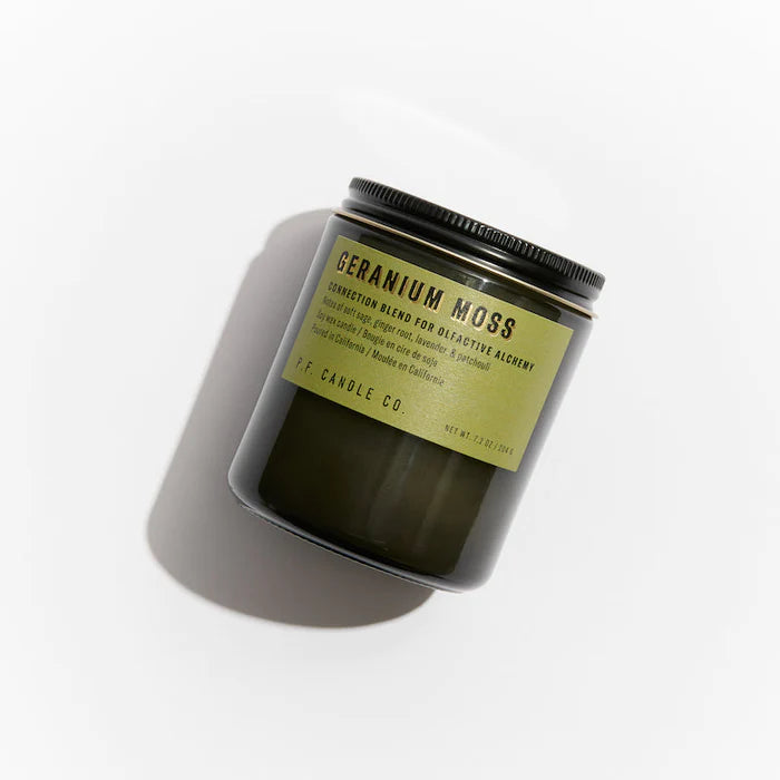 Bougie de soja Mousse de Géranium, 200g