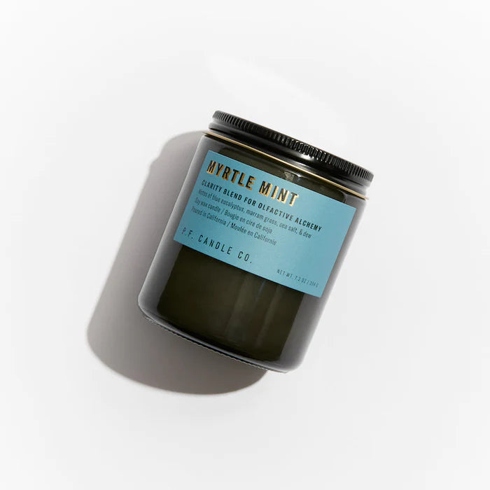 Bougie de soja Menthe myrte, 200g
