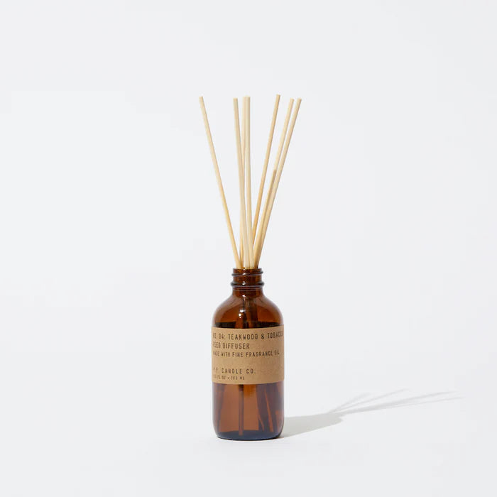 Teck et tabac – Diffuseur de roseaux de 100ml