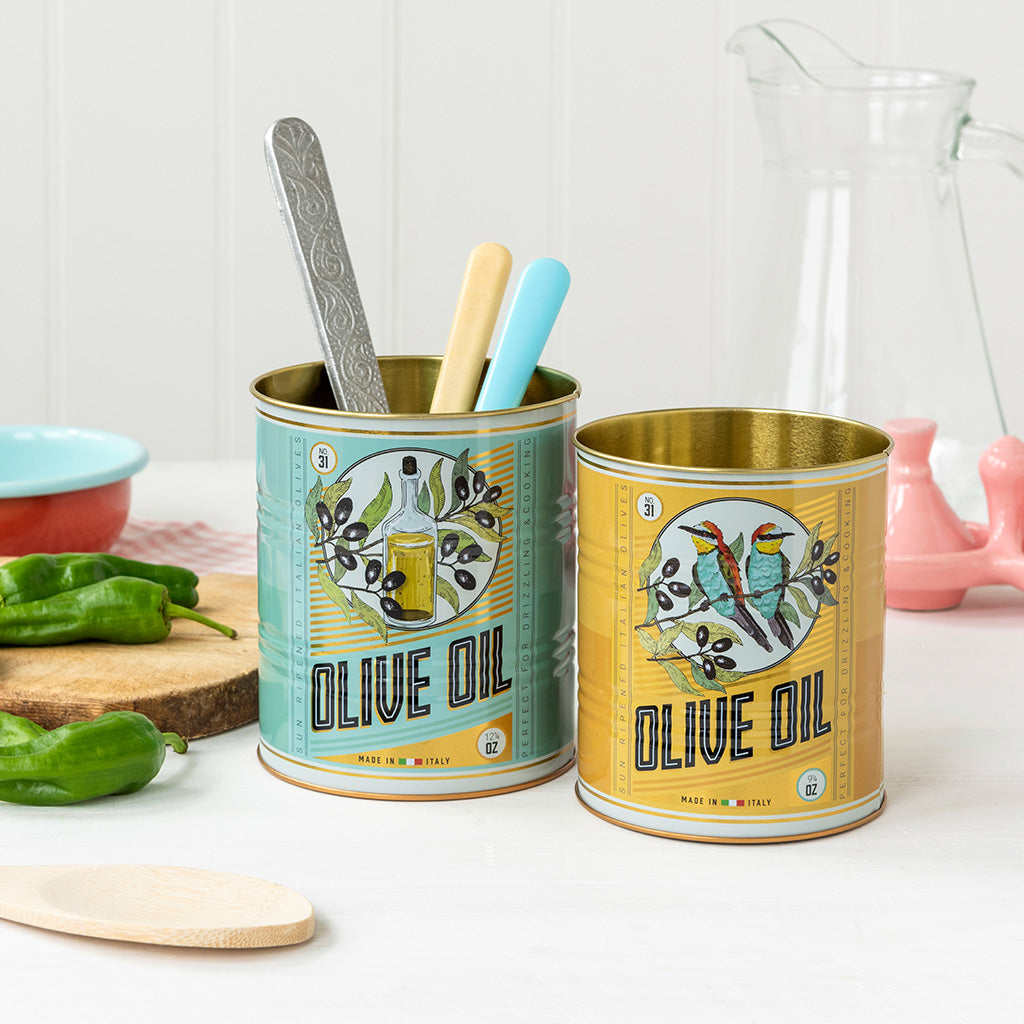Boîtes de rangement Olive oil (lot de 2 boîtes)