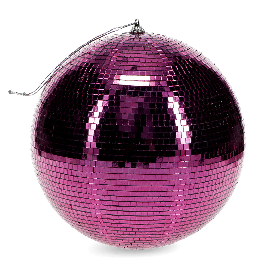 Disco ball suspendu rose 20cm